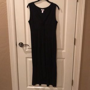 Chico’s long black dress